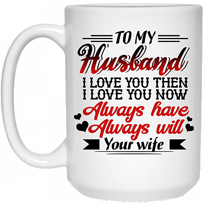 15 oz. White Mug