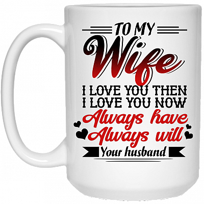15 oz. White Mug