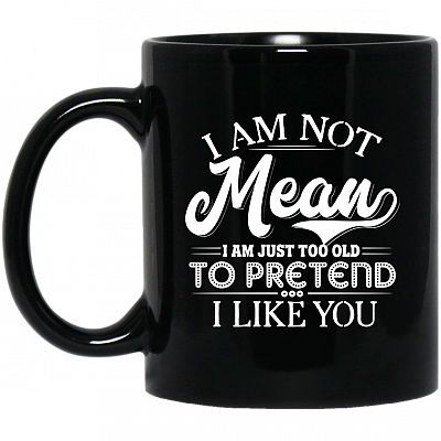 11 oz. Black Mug