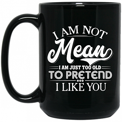 15 oz. Black Mug
