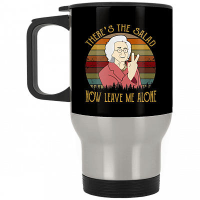 14 oz. Silver Travel Mug