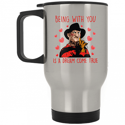 14 oz. Silver Travel Mug
