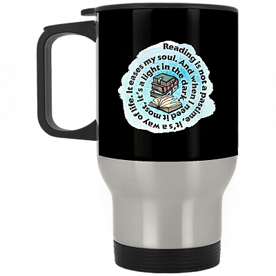 14 oz. Silver Travel Mug