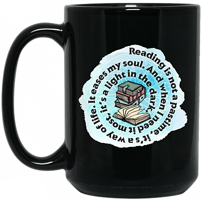 15 oz. Black Mug