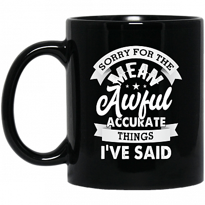 11 oz. Black Mug