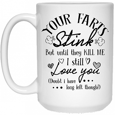 15 oz. White Mug