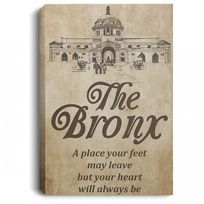 The Bron-X Place Your Feet May Leave But Your Heart Will Always Be Framed Canvas - Unframed Poster