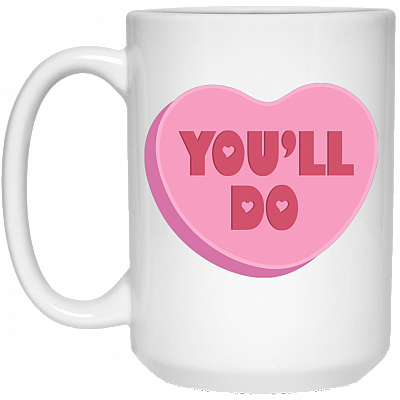 15 oz. White Mug
