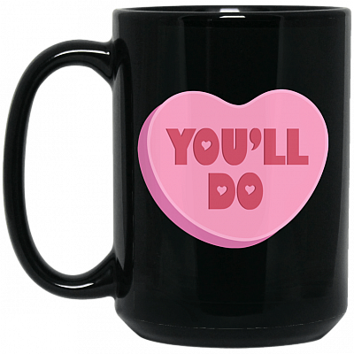 15 oz. Black Mug