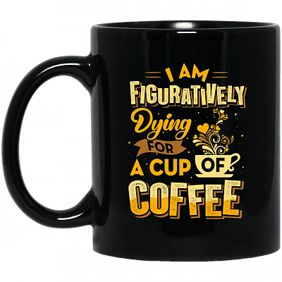 11 oz. Black Mug