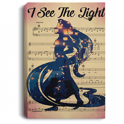 I See The Light Framed Canvas - Unframed Poster