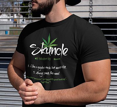 Alternative view of Skuncle Definition Like A Regular Uncle But More Chill T-Shirt - Funny Uncle Shirts