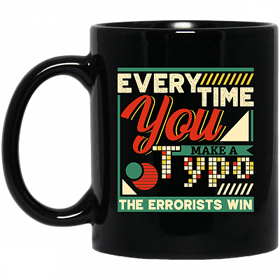 11 oz. Black Mug