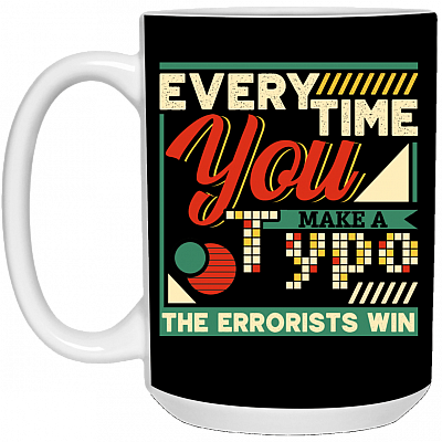 15 oz. White Mug