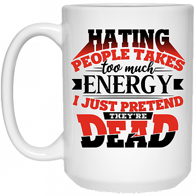 15 oz. White Mug