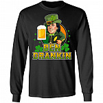 CubeBik Beer Drinking Irish Shirt St Patrick's Day Shirt Shamrock Hoodie Sweatshirt - Funny Ben Drankin Irish Shirt
