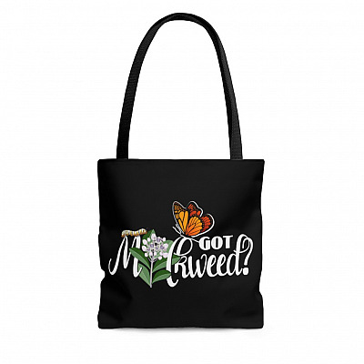 Got Milkweed Monarch Butterflies All Over Print Tote Bag - Shoulder Bag - Reusable Grocery Shopping Bag