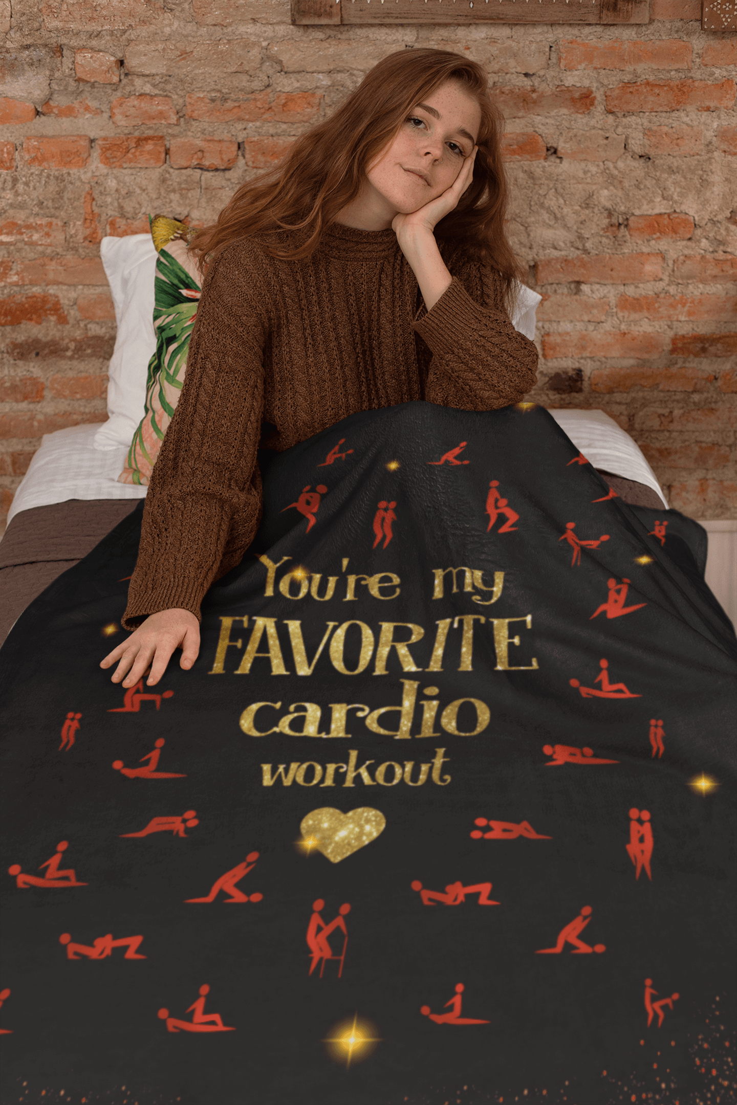 5VT. Cardio Workout Blanket mockup