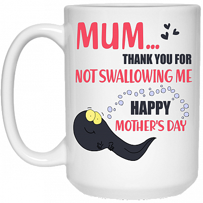 15 oz. White Mug