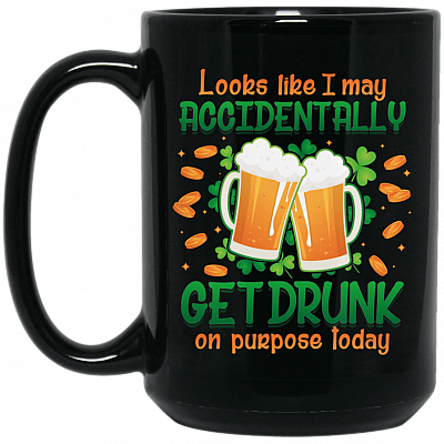 15 oz. Black Mug
