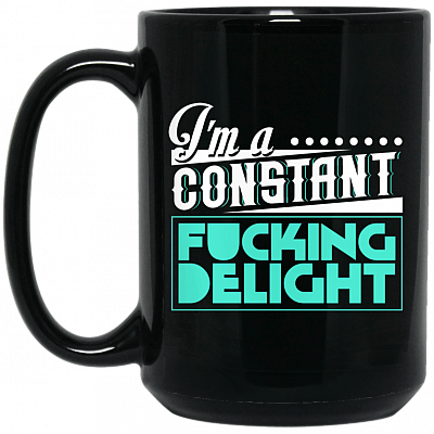 15 oz. Black Mug