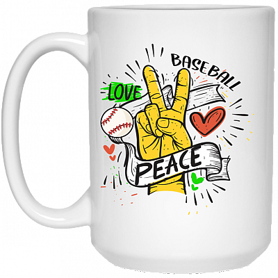 15 oz. White Mug