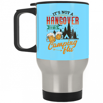 14 oz. Silver Travel Mug