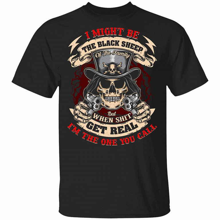 CubeBik I Might Be The Black Sheep Of The Family T-Shirt - Funny Man Shirt