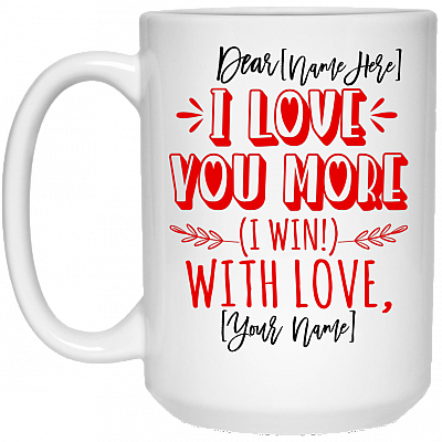15 oz. White Mug