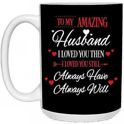 15 oz. White Mug