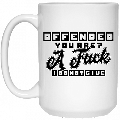 15 oz. White Mug