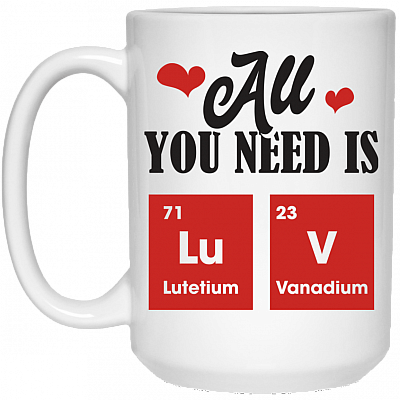 15 oz. White Mug