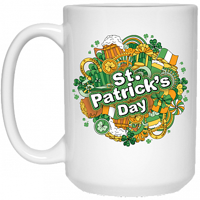 15 oz. White Mug