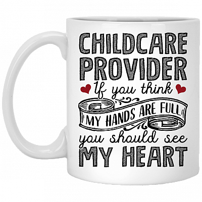 Childcare Provider Ceramic Coffee Mug - Beer Stein - Travel Mug - Water Bottle - Color Changing Mug