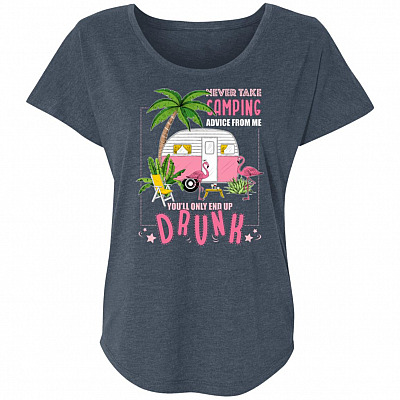 Ladies Triblend Dolman Sleeve