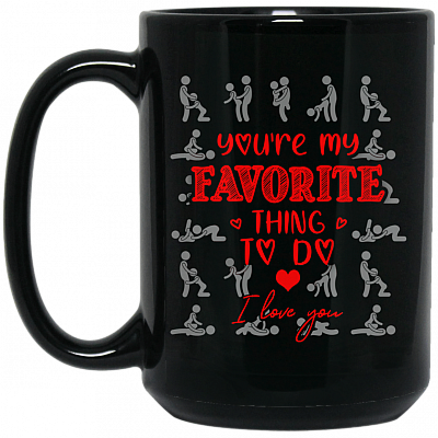 15 oz. Black Mug