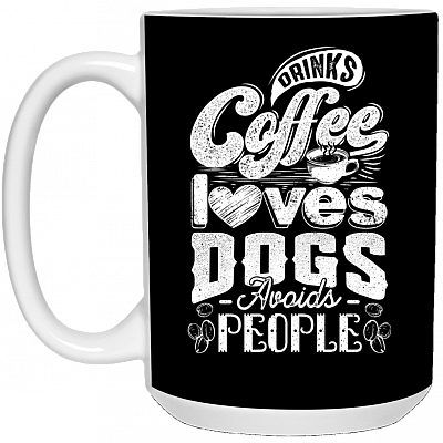 15 oz. White Mug
