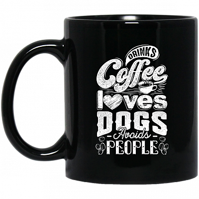 11 oz. Black Mug
