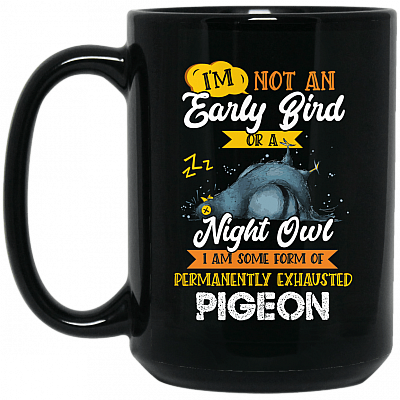 15 oz. Black Mug