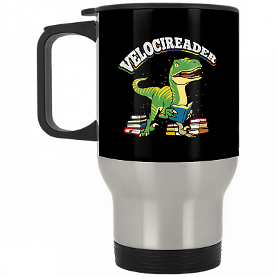 14 oz. Silver Travel Mug