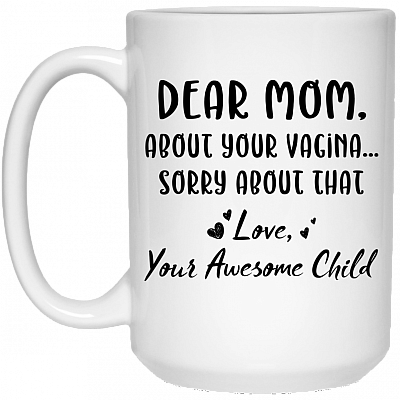 15 oz. White Mug