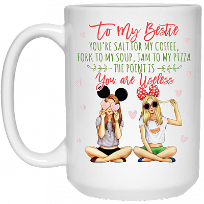 15 oz. White Mug