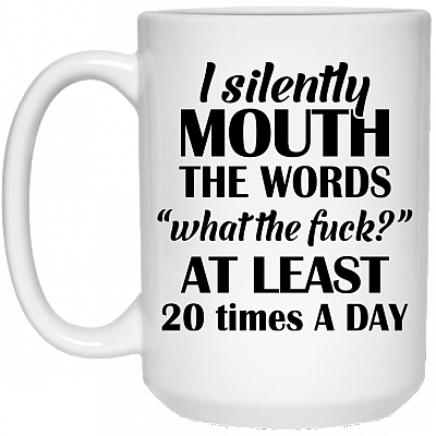 15 oz. White Mug