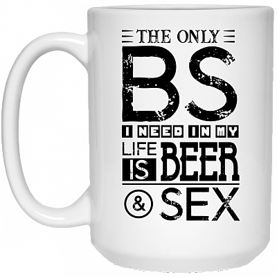 15 oz. White Mug