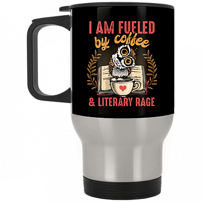 14 oz. Silver Travel Mug