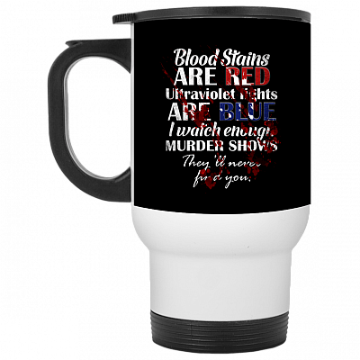 14 oz. White Travel Mug
