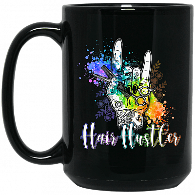 15 oz. Black Mug