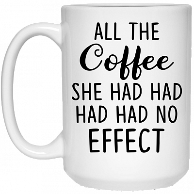 15 oz. White Mug