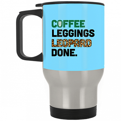 14 oz. Silver Travel Mug