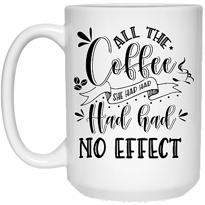 15 oz. White Mug